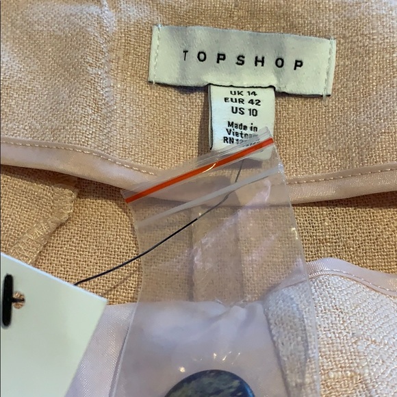 TopShop Cropped Wide Leg Trousers - Picture 7 of 8